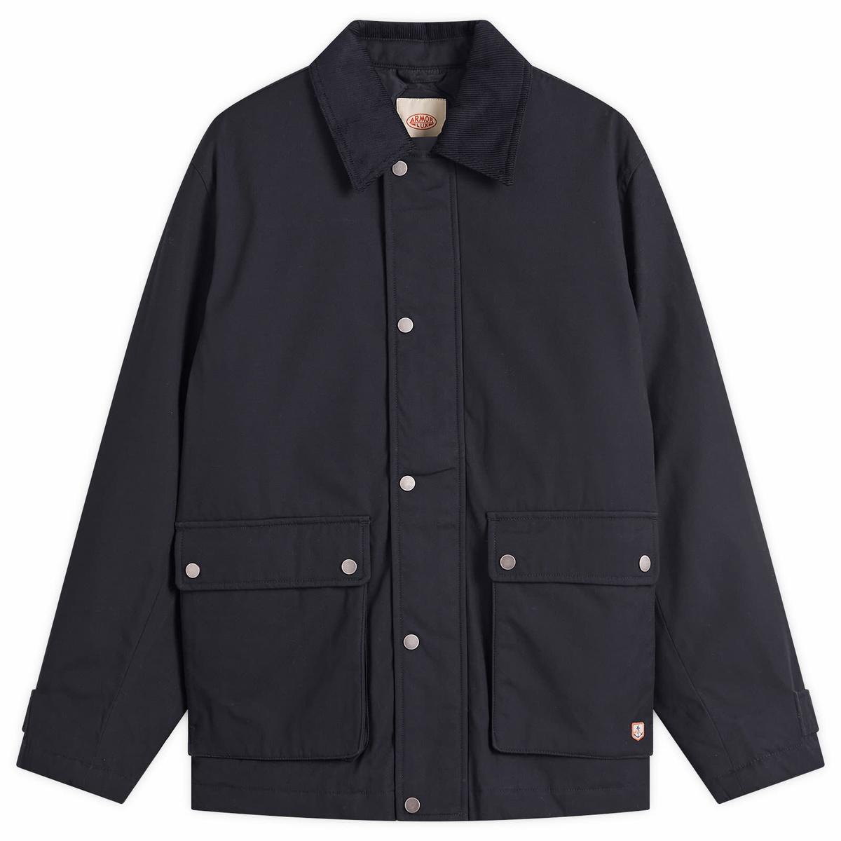 Armor-Lux Men's Quilted Work Jacket in Rich Navy