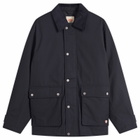 Armor-Lux Men's Quilted Work Jacket in Rich Navy