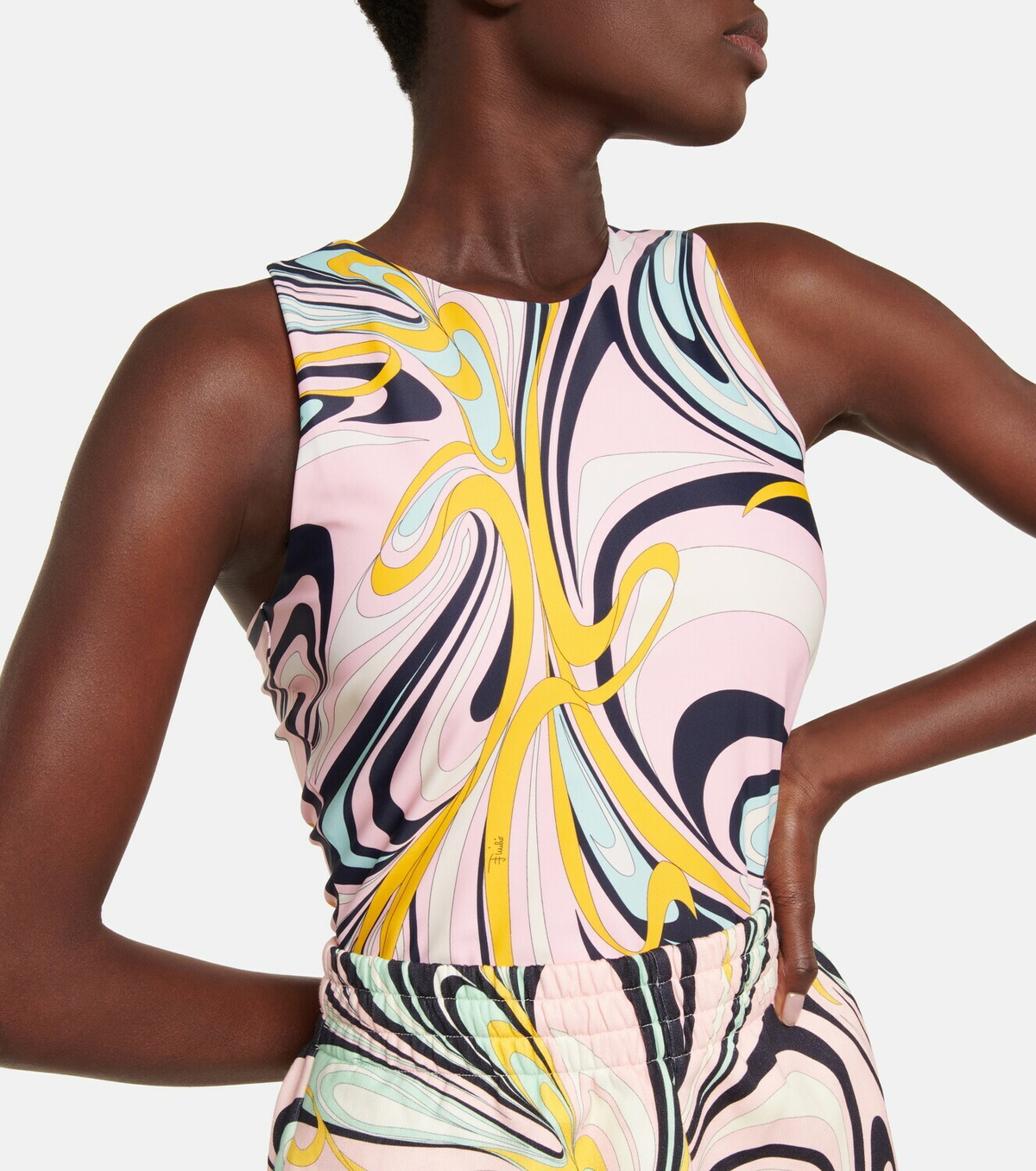 Pucci Printed tank top Emilio Pucci