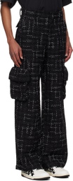 AMIRI Black Fleck Tweed Cargo Pants