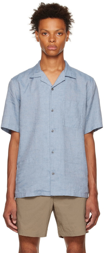 Photo: Theory Blue Noll Shirt