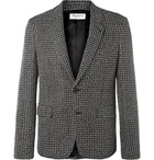 Saint Laurent - Silver Slim-Fit Woven Blazer - Silver