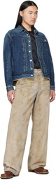 UNDERCOVER Navy UC1F4204-1 Denim Jacket