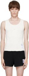 Satisfy Off-White MothTech Waffle Singlet Tank Top