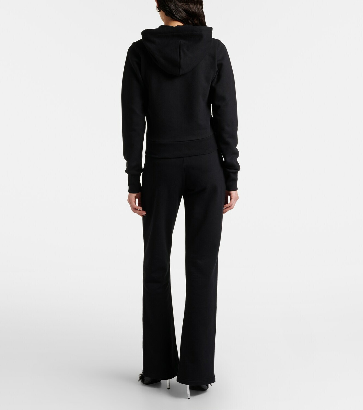 Coperni Cotton-blend jersey zip-up hoodie