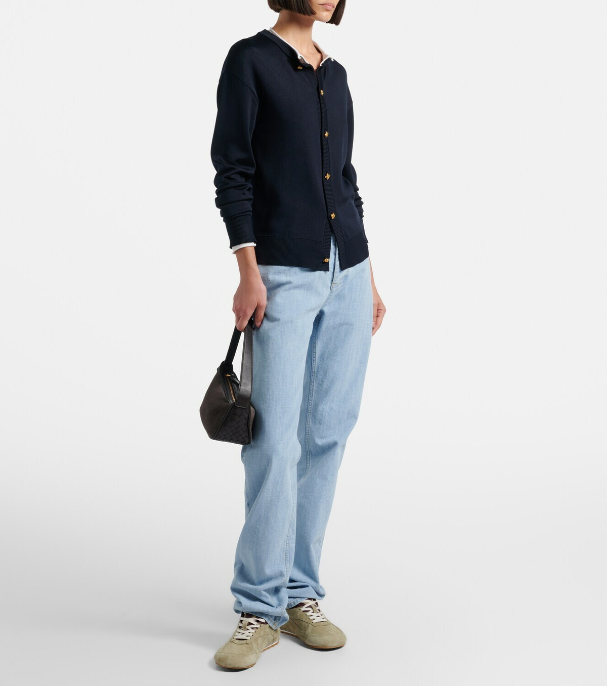 Bottega Veneta Orbit Flash suede sneakers