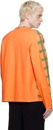 Bianca Saunders Orange & Green Tarone Long Sleeve T-Shirt