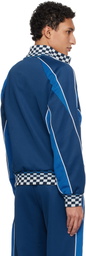 Casablanca Navy Cyber Tricot Track Jacket