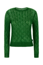 Loewe Dark Green Nylon Blend Sweater