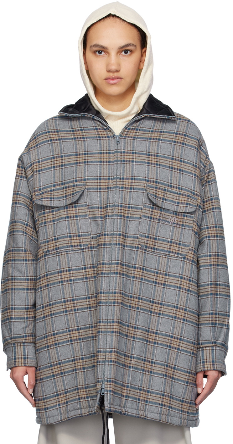 MM6 Maison Margiela Gray Check Jacket MM6 Maison Margiela MM6 Maison Margiela Gray Check Jacket MM6 Maison Margiela