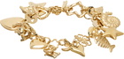 Marland Backus Gold Charm Bracelet