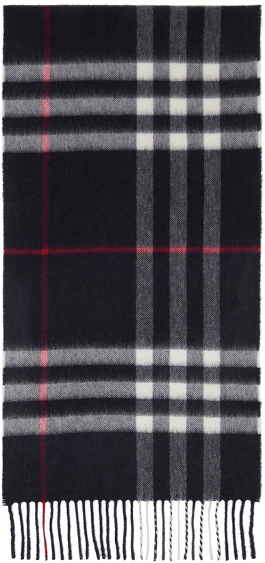 Photo: Burberry Navy 'The Check' Scarf