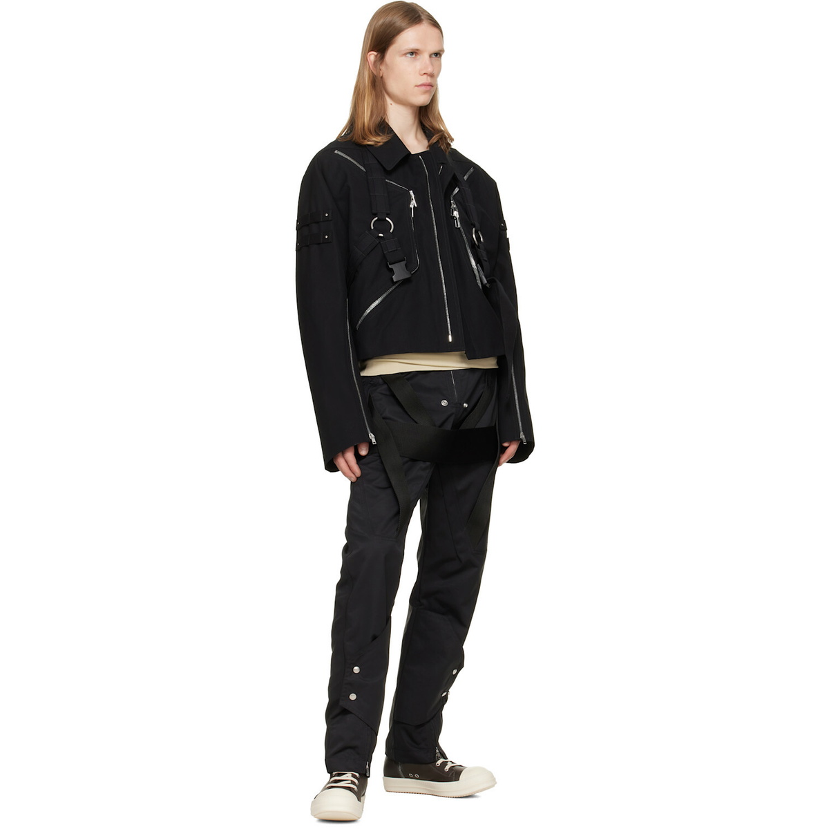 Rick Owens Gray Tower Sneaks Sneakers