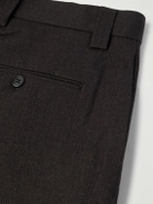 mfpen - Study Straight-Leg Wool and Cotton-Blend Twill Trousers - Brown