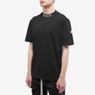 Moncler Men's Logo Collar T-Shirt in Black