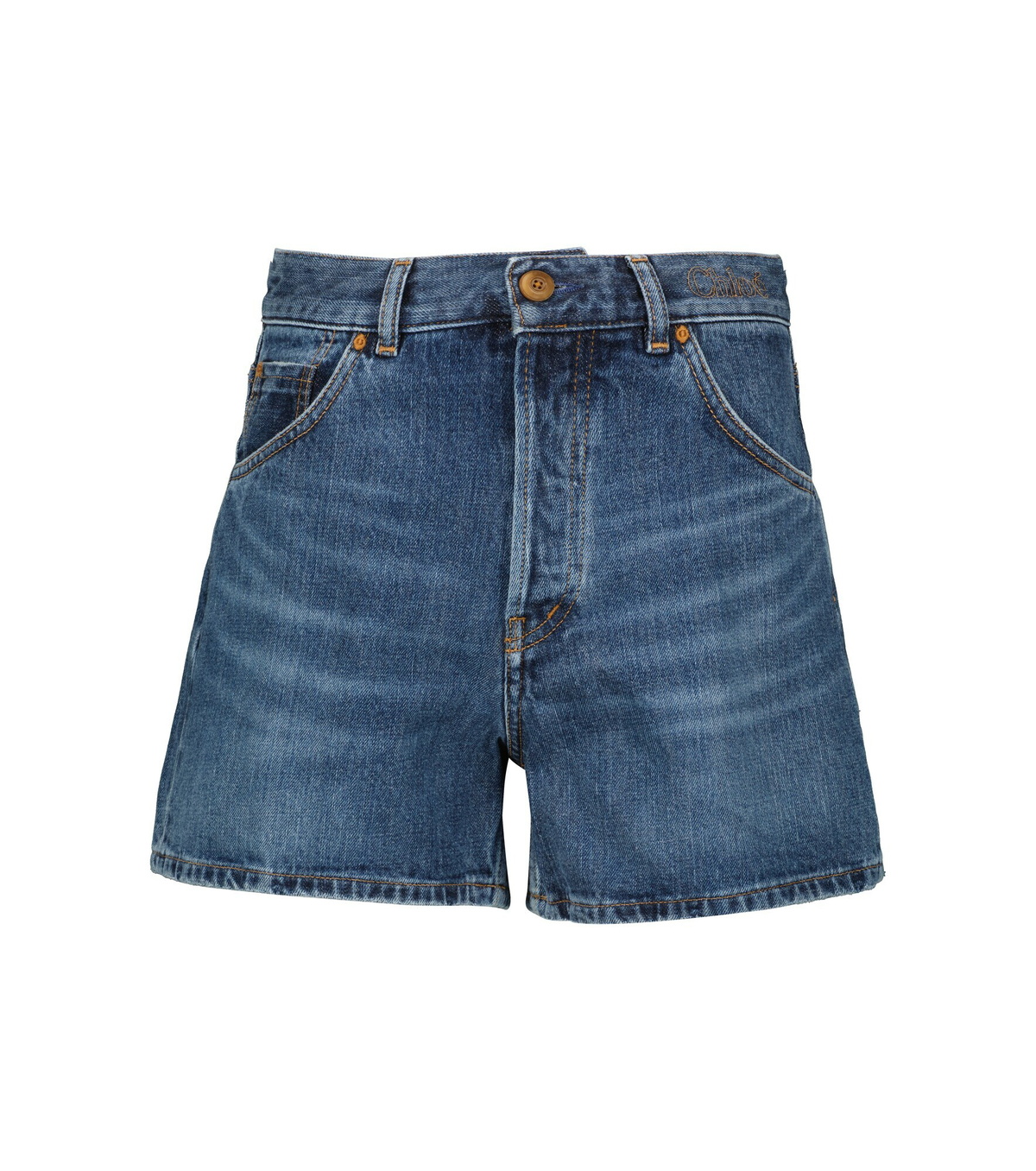 Chloe - High-rise denim shorts Chloe