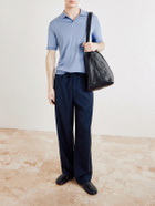 Altea - Pierre Lyocell and Cotton-Blend Polo Shirt - Blue