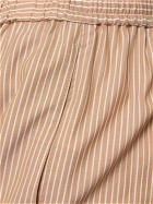 AURALEE Super Fine Wool Striped Shorts