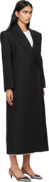 Valentino Black Compact Coat