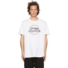 nonnative White Optimal Solution T-Shirt