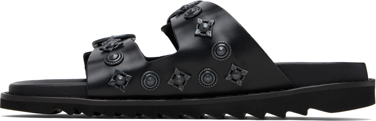 Toga Virilis SSENSE Exclusive Black Buckle Sandals