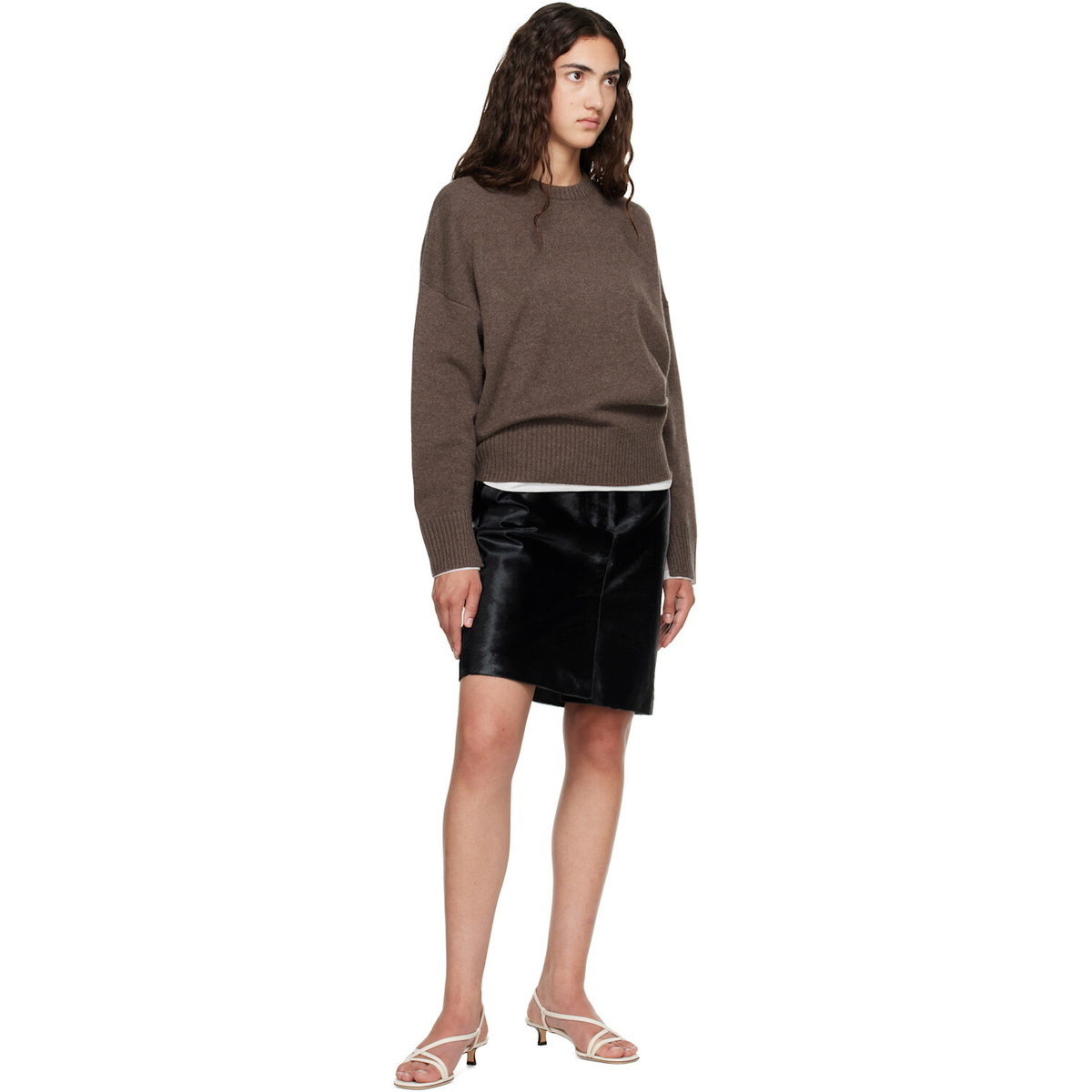 Loulou de Saison Brown ANTON LDS Cashmere Sweater