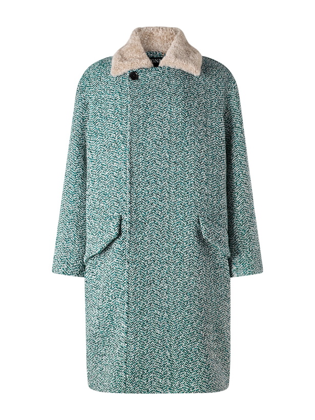 Photo: Zegna - Double-Breasted Wool and Cashmere-Blend Tweed Coat - Blue