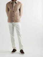 Brioni - Cashmere-Felt Blouson Jacket - Neutrals