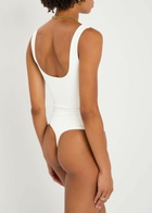 Good American Scuba Modern Tank Stretch-jersey Bodysuit White
