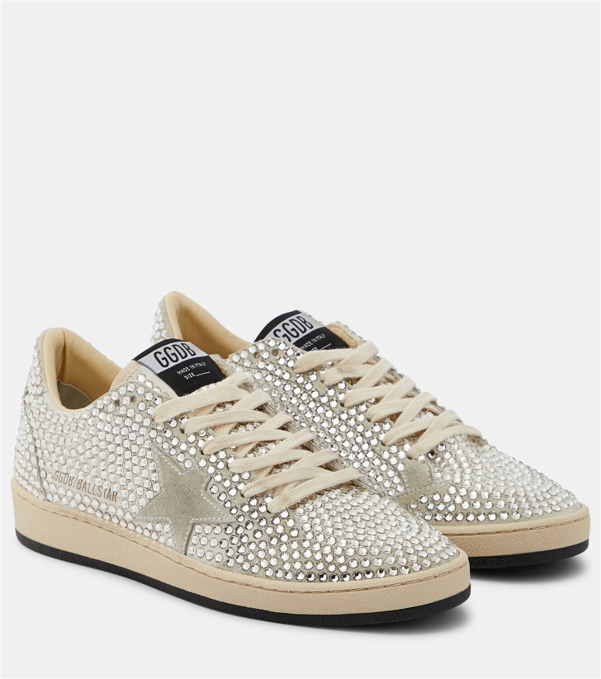 Golden Goose Ball Star embellished leather sneakers Golden Goose Deluxe  Brand