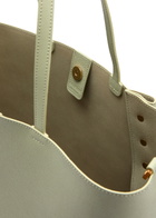 Balmain Emblème Leather Tote bag - Olive - One Size