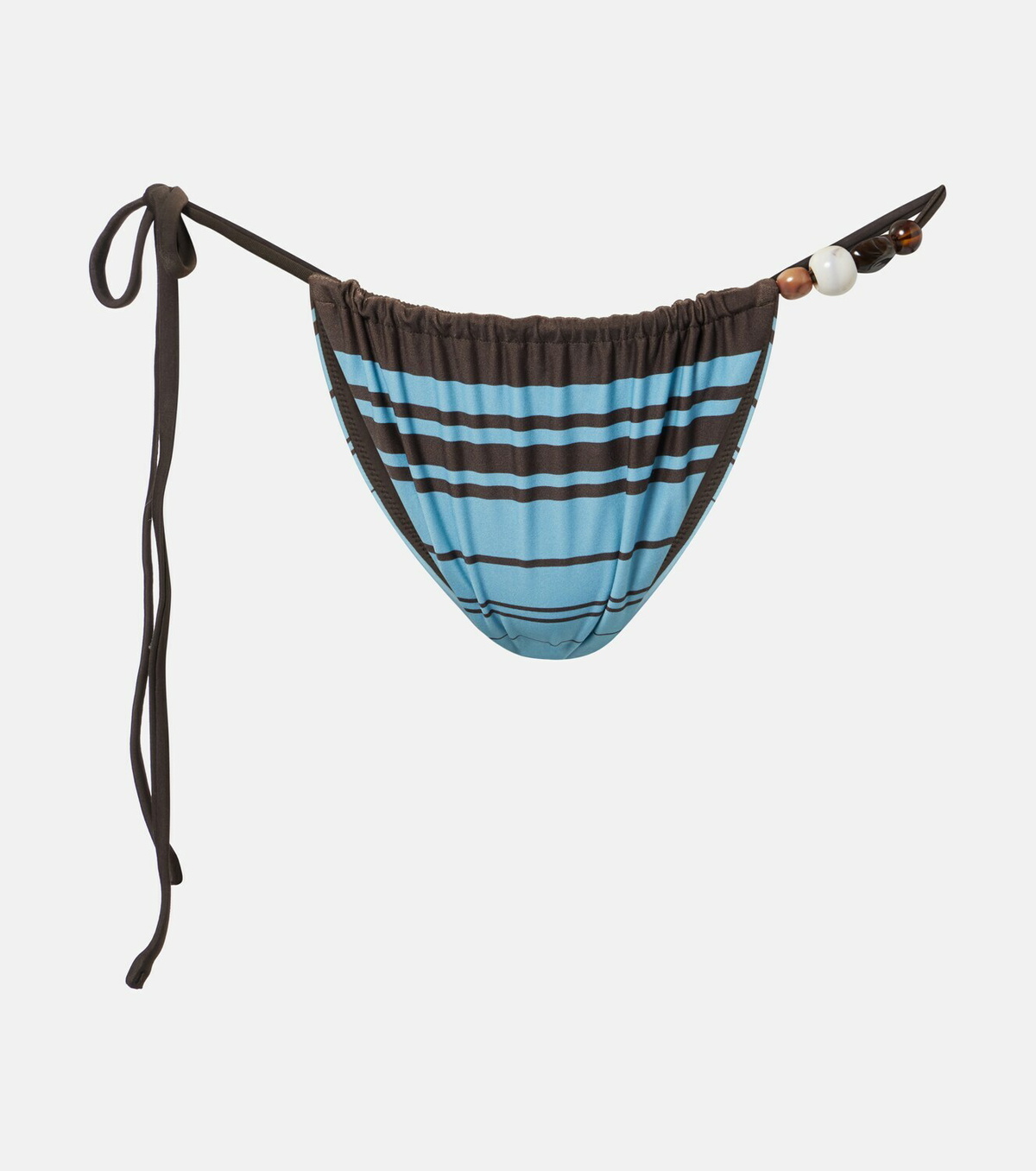 SIR Rioja beaded striped bikini bottoms