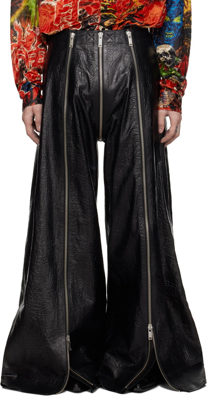 Photo: LU'U DAN Black Flight Leather Pants