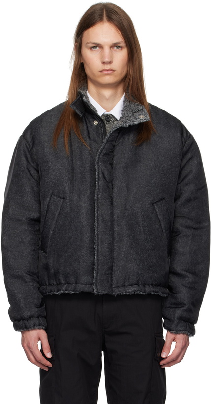 Photo: KOZABURO Black Transparent Down Jacket