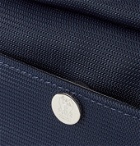 Brunello Cucinelli - Leather-Trimmed Nylon Wash Bag - Blue