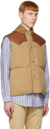 Polo Ralph Lauren Khaki Mountain Down Vest