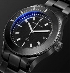 Maurice de Mauriac - L2 42mm Stainless Steel Watch, Ref. No. L2 STEEL WITH STAINLESS STEEL BRACELET - Black
