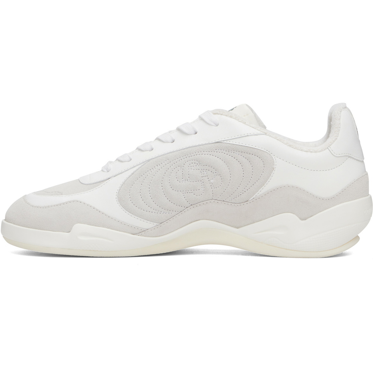 Casablanca White & Gray Squash Indoor Sneakers