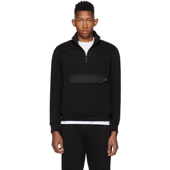 Photo: PS by Paul Smith Black Pull-Over Jacket