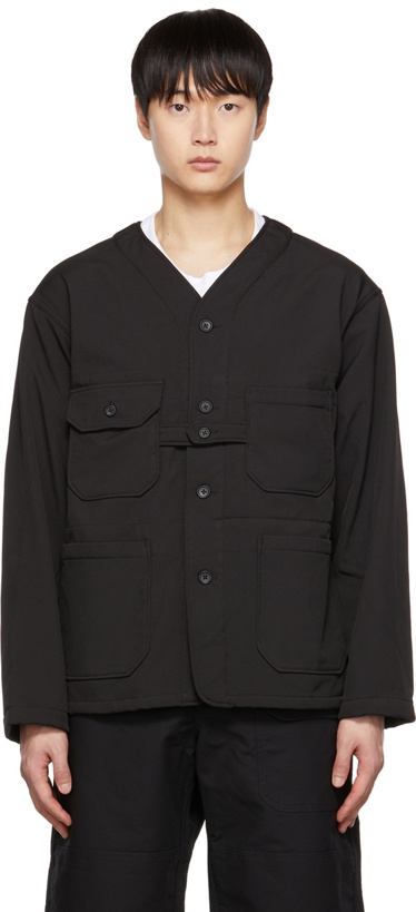 Photo: Engineered Garments Black Cardigan Jacket