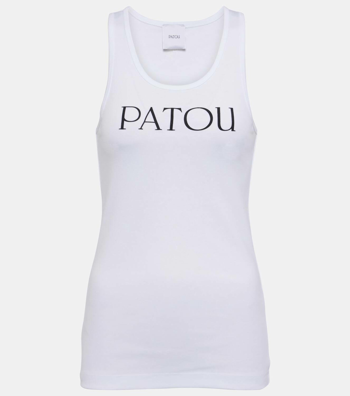 Patou Logo cotton jersey tank top
