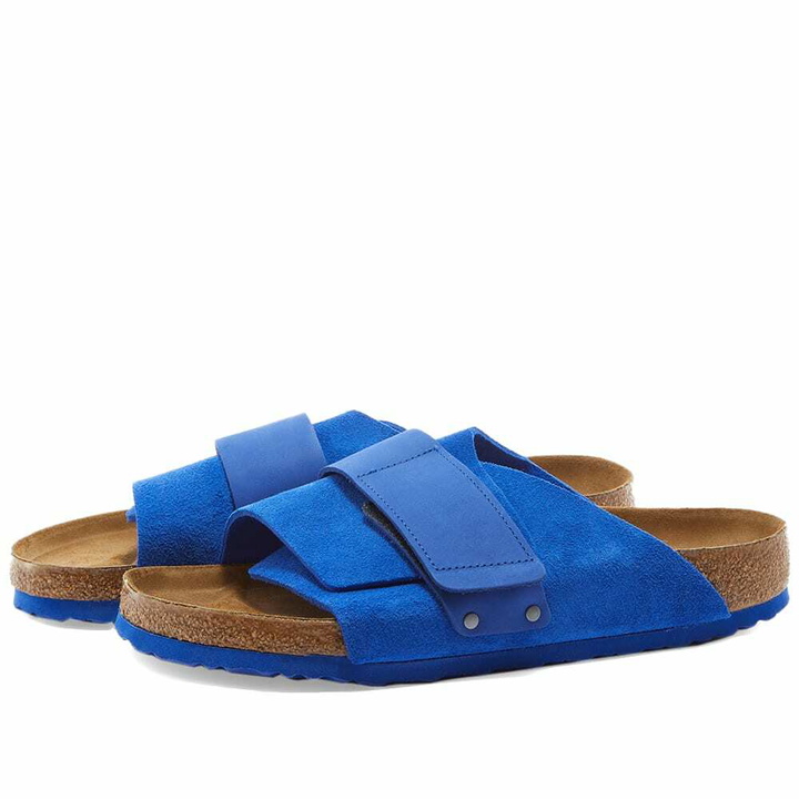 Photo: Birkenstock Men's Kyoto in Ultra Blue Suede