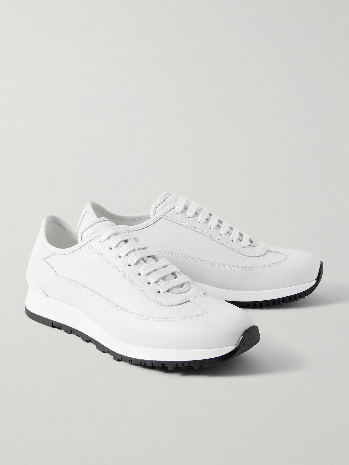 John Lobb - Foundry II Leather Sneakers - White