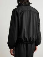 Jil Sander - Cotton-Blend Jersey Zip-Up Sweatshirt - Black