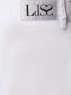 LUDOVIC DE SAINT SERNIN - Pleated Poplin Lace-up Mini Skirt