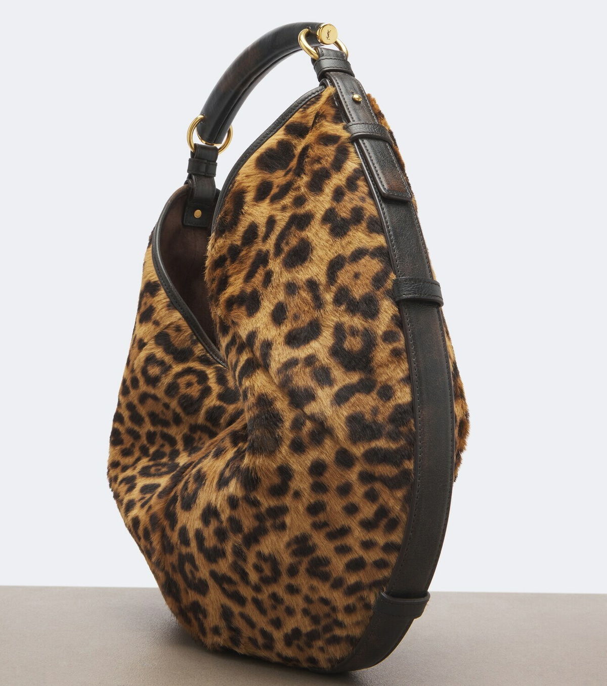 Saint Laurent Mombasa Medium calf hair shoulder bag