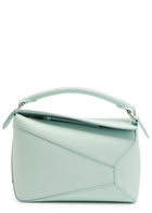 Loewe Puzzle Edge Small Leather top Handle bag - Light Blue - One Size