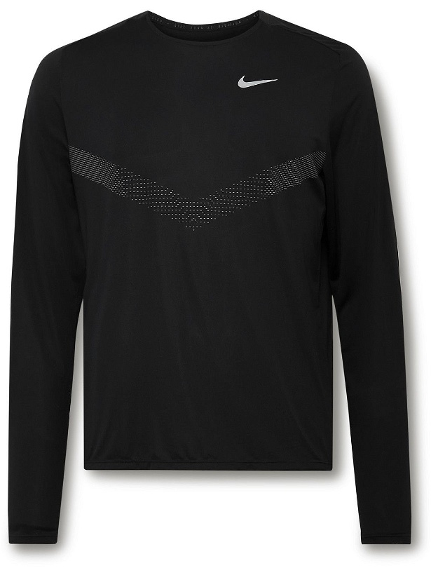 Photo: Nike Running - Rise 365 Run Division Dri-FIT T-Shirt - Black