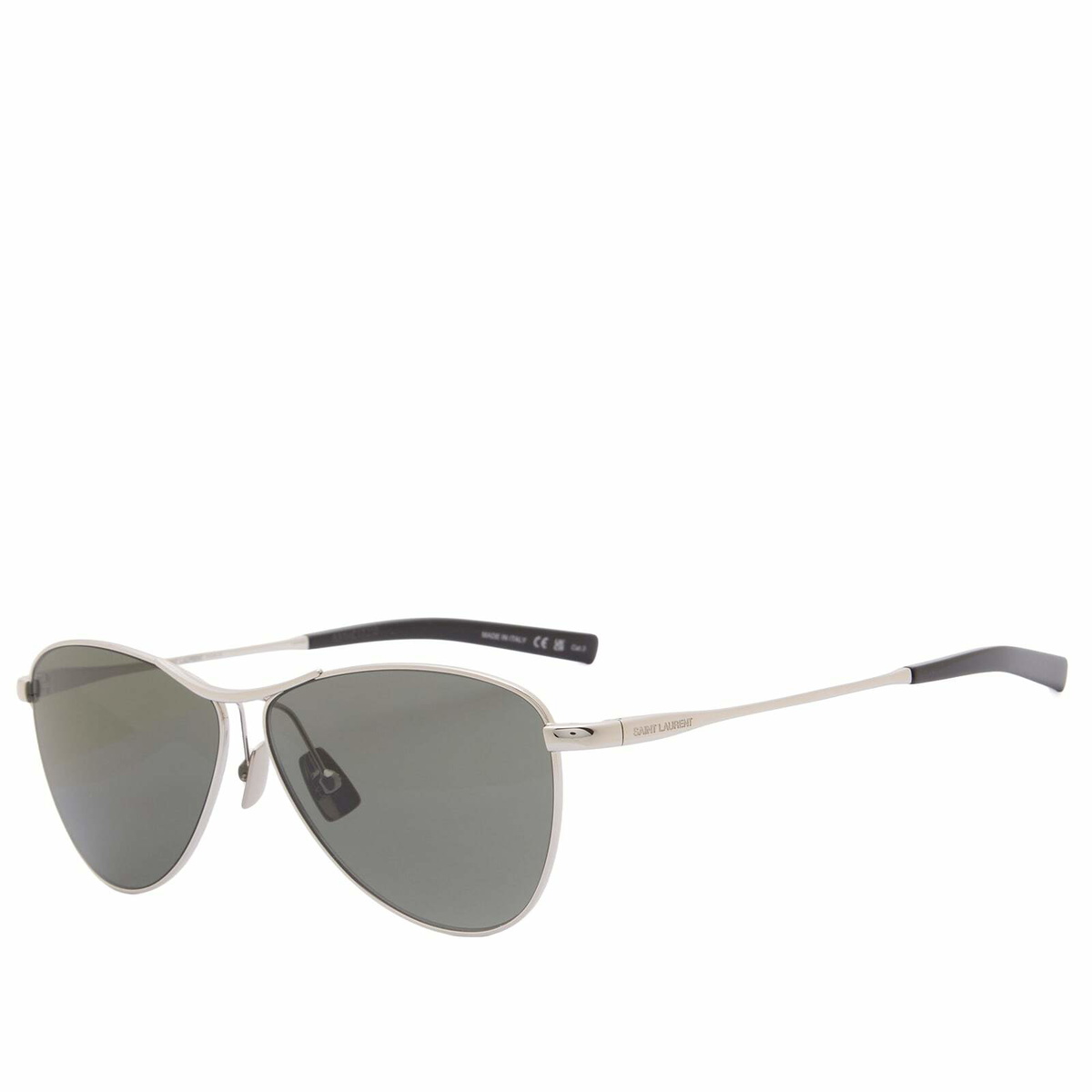 Saint Laurent Sunglasses Saint Laurent SL 831 Vesper Sunglasses in Silver/Grey 