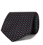 Brioni - 8cm Silk-Jacquard Tie - Blue